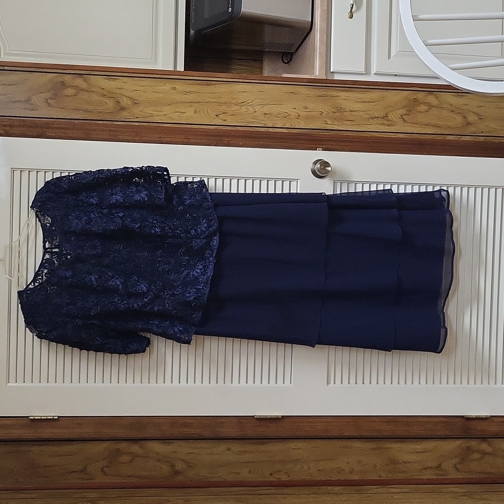 Formal Navy Maxi Dress